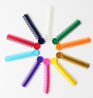 kopen 30 Kleuren Tandheelkundige orthodontische bandbanden O Ring voor kunststofinstrumenten van klasse I online manufacture