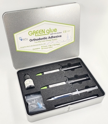 Hars Orthodontic Kleefstoffen Tandheelkundige binding Licht Cure Kleefstof Plus Groene lijm