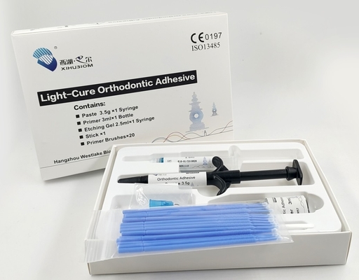 Lichtgeharde orthodontische materialen tandheelkundige ortho binding kit voor het binden van water gebaseerde lijm